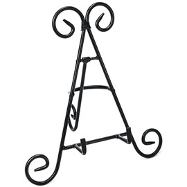 PowerTRC 9" Iron Display Stand for Holding Pictures, Books, Plates, Art, and More