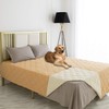 Ameritex - Funda impermeable para cama de perro con respaldo