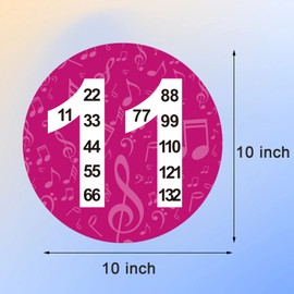 Wizia 12 Pack Educational Math Posters Skip Counting Numbers, Multiplication Chart for Kids, Elementary Middle School Classroom Must Haves 10 Inches