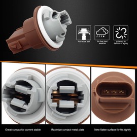 HERCOO - Luces de señal de giro para faros delanteros y luces de estacionamiento, compatible con Ford F150 F250/F350 Super Duty Focus Escape Fusion Ranger Freestyle, paquete de 2