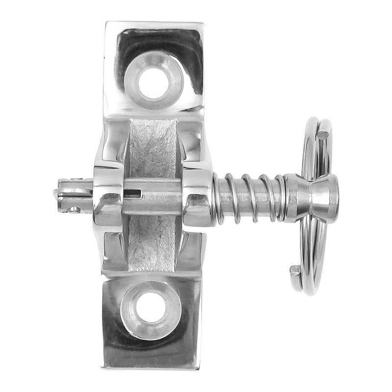 ZONADAH 60x17mm Marine Boat Deck Hinge Awning Accessories Mount, Concave