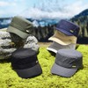 YAMEE Military Cap Men's Summer Hat Mesh Lightweight Breathable Army