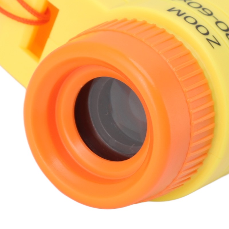 Handheld Microscope Yellow Comfortable Square Handle LED Light Pocket Microscope
