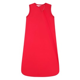 HAPIU Unisex Rayon Made from Bamboo Baby Sleep Sack TOG 1.0, 2-Way Zipper YKK, Wearable Blanket Toddler, 18-36 Months,Molten Lava