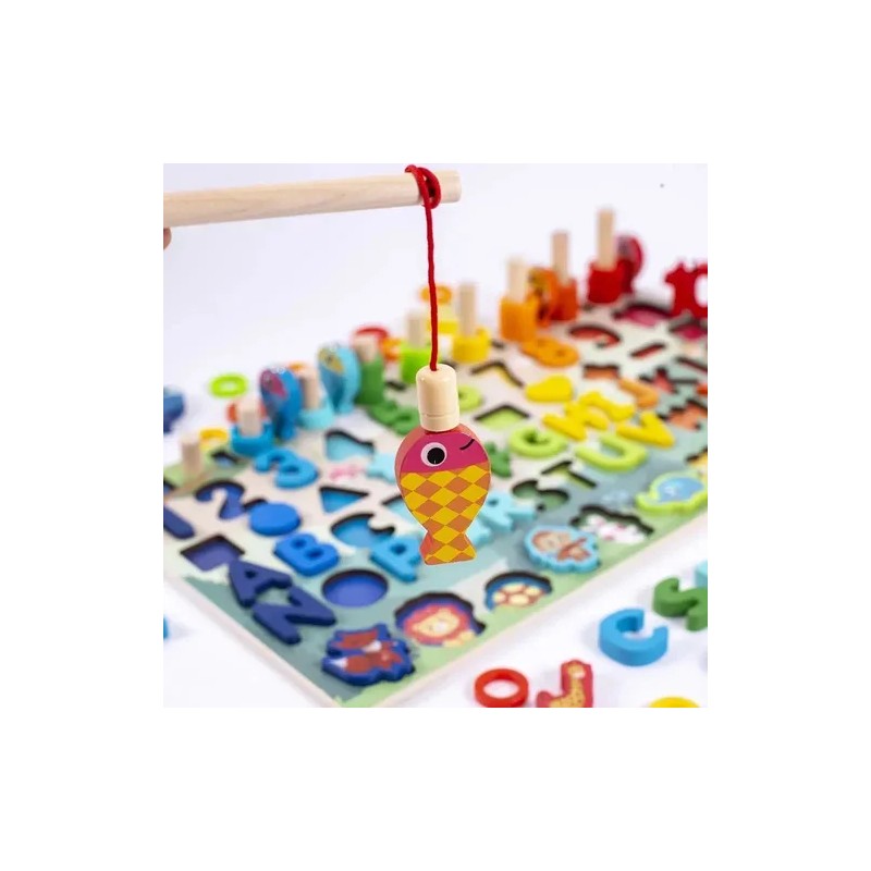 Tablero Juego Educativo Montessori Números Y Animalitos