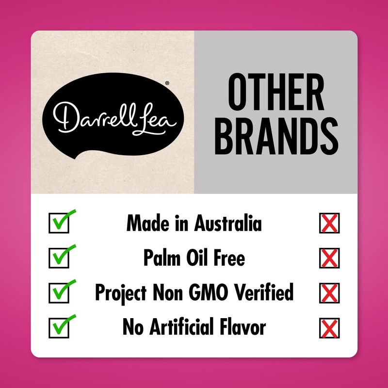 Darrell Lea Soft Australian Licorice, Non-GMO, No Palm Oil, Plant