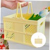 COLLBATH Collapsible Storage Bin for Home Organization Multifunctional Snack Basket