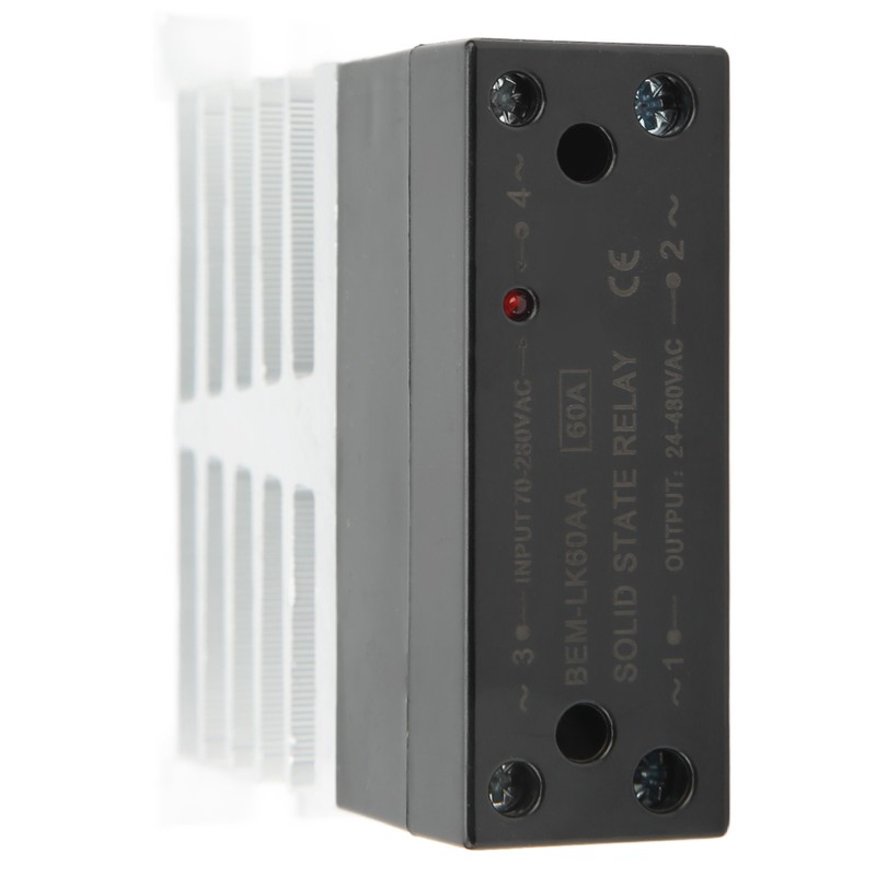 BERM Solid State Relay 60A Rustproof Contact Relay Module with