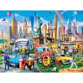 Masterpieces 300 Piece EZ Grip Jigsaw Puzzle - The Big Apple - 18"x24"