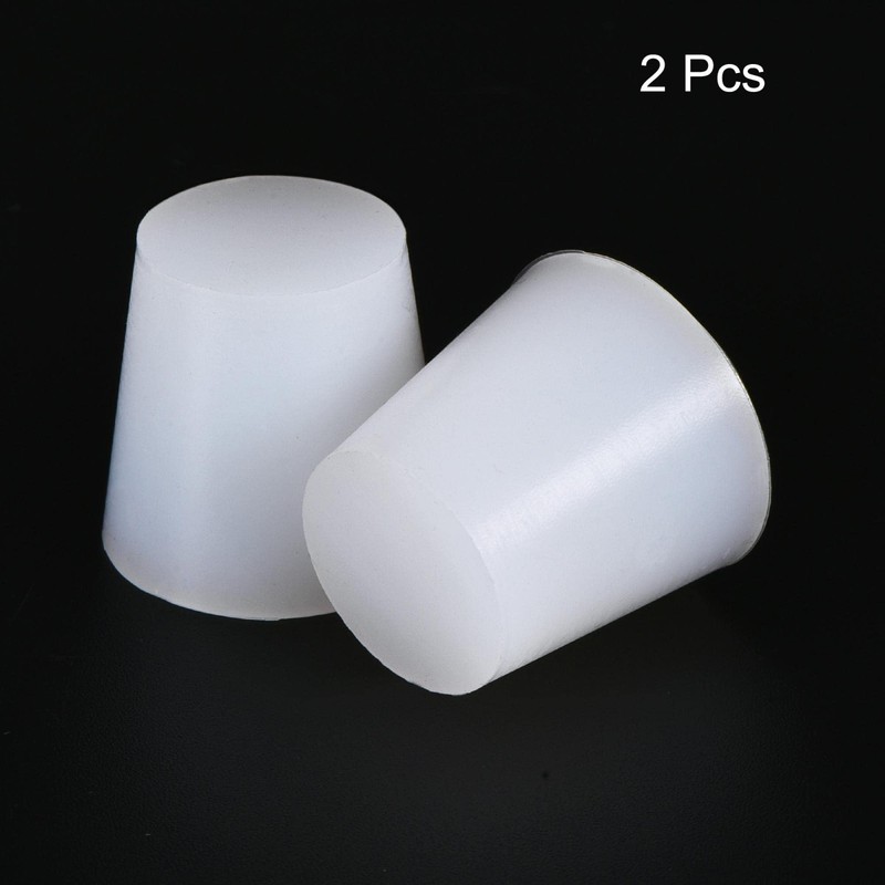 sourcing map 2 pieces rubber conical plug 22 mm to