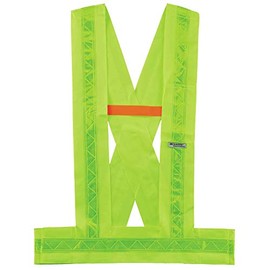 Ergodyne GloWear 8140BA Reflective Vest, High Visbility, Breakaway Belt Sash
