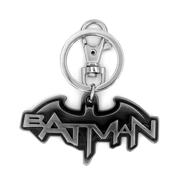 DC Batman Logo Pewter Key Ring