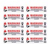 BIKE-label Alarm Sticker for Tools Construction Machines Anti Theft GPS