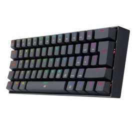 Redragon - Dragonborn Teclado Mecánico Gaming Switch Marrón RGB Negro - Layout España…