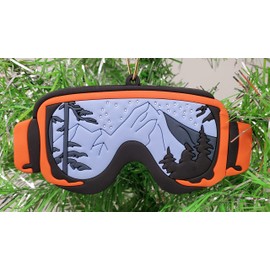 Ski Ornament - 3" Ski Goggles Christmas Ornament