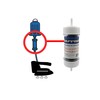 Demineralizer for all Gravity Feed Hanging Bottle Steam Irons (Inline