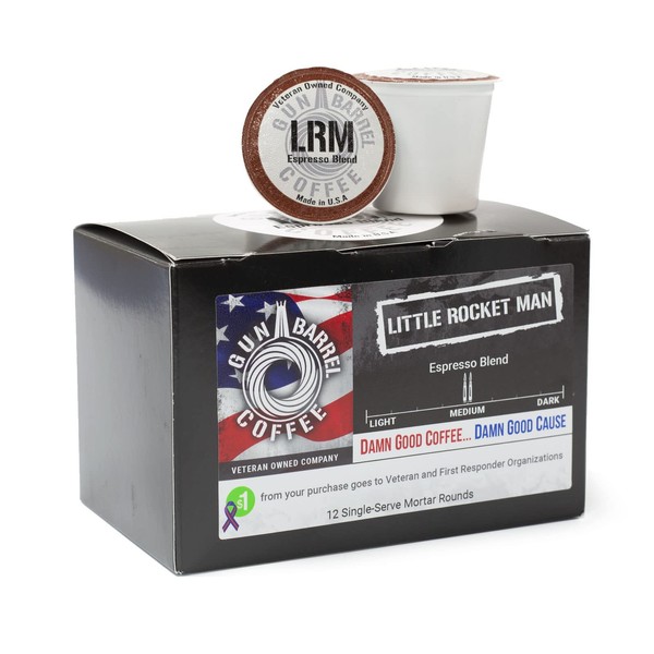 Gun Barrel Coffee Espresso Pods - Little Rocket Man -