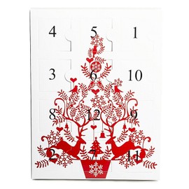 Little Gold Daisy Christmas Advent Calendar Necklace Bracelet Stud Earrings Jewelry Gift set Kids