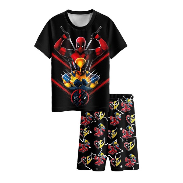 Yovova Boys Pyjamas Kids Pjs Boys Tshirts Shorts Sleeve Pyjamas