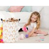 TIBAOLOVER Rainbow Kids Laundry Basket Baby Hamper Rainbow Toy Storage