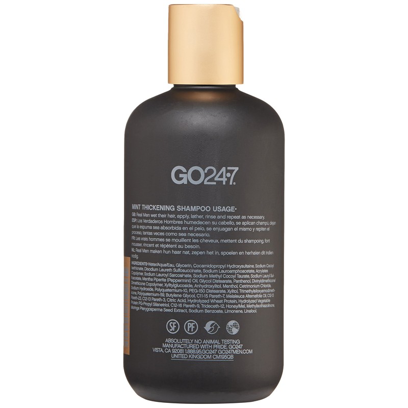 GO247 Mint Thickening Shampoo, 8 Fl Oz