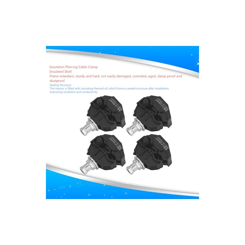 5 Pcs Ground Insulation Piercing Connector, 1KV No Peeling Piercing