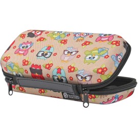 20 Bottle Essential Oil Carrying Case Premium Hard Shell Protection for up to 20 Bottles – Perfect for Roller and Standard Bottles 5ml to 10ml – Great for Travel (Fun Owls)