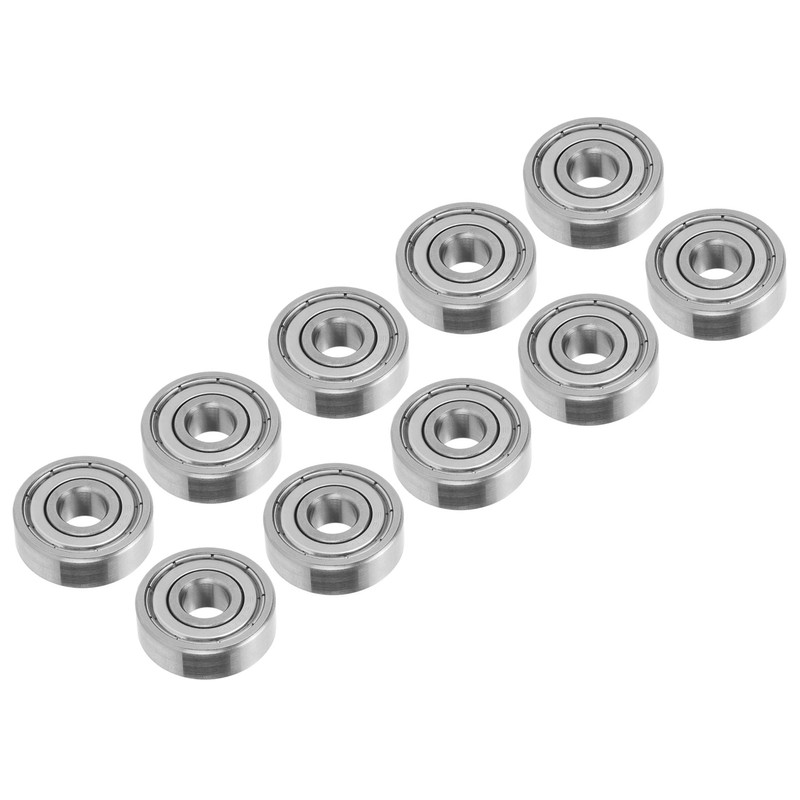 10Pcs Ball Bearings Stainless Steel WearResistant Quiet Skateboard Driver Accessories