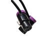 Milestock Low-Profile 3-Pin XLR Female to XLR Male Adjustable-Angle Cable
