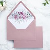 PONATIA 50PCS A7 Euro Flap Envelopes, 5.25 x 7.25'' Liner