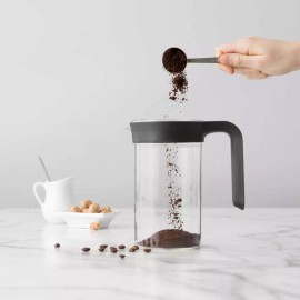 Chef'n Chef’n, 3-in-1 Cold Brew Glass Coffee Cold Brew, Pour Over + French Press Set
