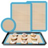UBeesize 3 Pack Silicone Baking Mats, Non-Stick Oven Liners, Reusable