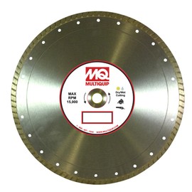 Multiquip 10GPTMP Standard Turbo Rim Diamond Blade, 10-Inch x 0.090-Inch, 5-Pack