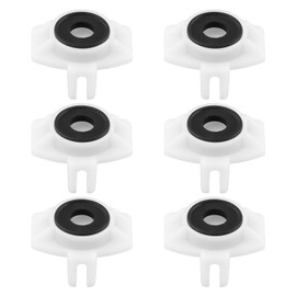 6Pcs 101237 OEM for Moen Cup Seal & Diverter Gate, Fits for Moen 3800 Tub Spout,Plumbing Fixture or Faucet, Tub Spout Replacement Parts for Shower Bathtub Faucet Diverter Spout