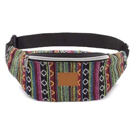 Women's Printed Toiletry Bag with Zip, Cosmetic Bag, Youth Travel Makeup Bag, Fanny Pack, 30x11x6 cm, Toiletry Bag