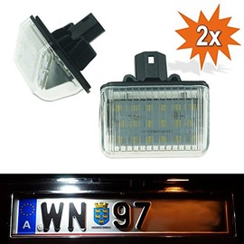 DoLED R01 LED License Plate Light with E-Mark Xenon Look
