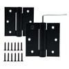 3.5" Self-Closing Stainless Steel Hinges,3-1/2 inch x 3 1/2 Inch
