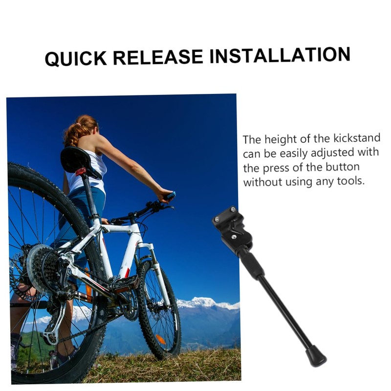 COHEALI Aluminum Alloy Mtb Kickstand Durable Bike Stand Support for