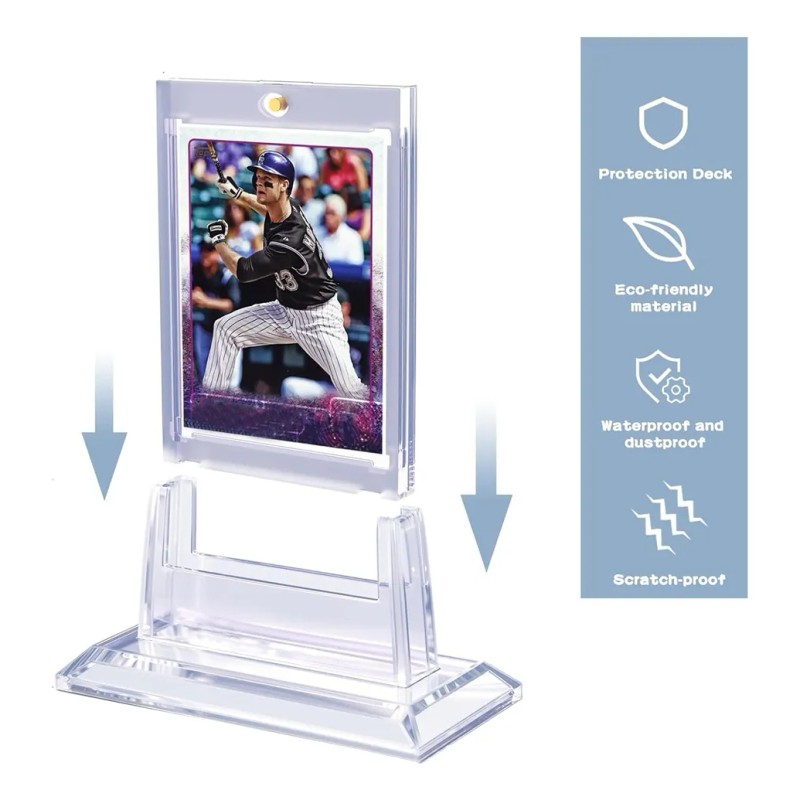 Tarjeteros Magnéticos De 12 Unidades Para Tarjetas Coleccion