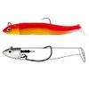 Black minnow lure (7g, Orange Flouro)
