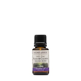 Nature's Answer 100% Pure Organic Essential Oil Blend, 0.5-Ounce, Peace/Calming Relax