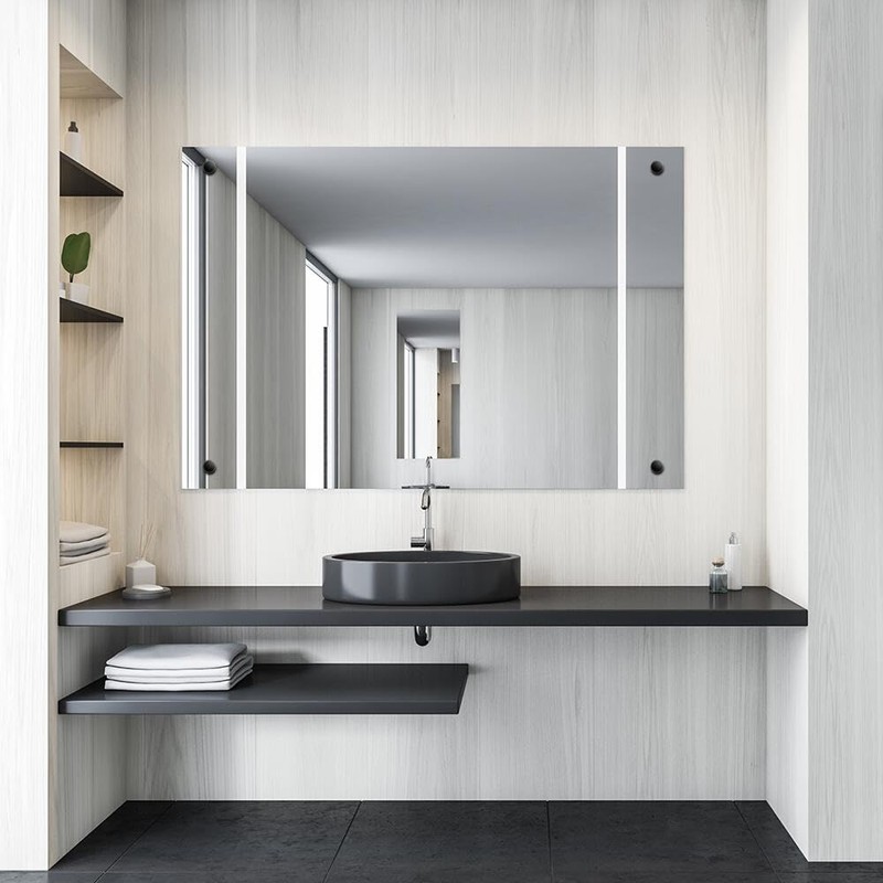 KAKULO Mirror Screws with Decorative Caps Solid Brass Screw Cap