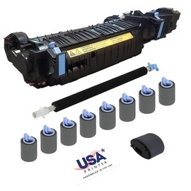 USA Printer CE246A -DMK-USA (RM1-5550) Deluxe Maintenance Kit for HP Color Laserjet CM4540 CP4025 CP4525 M651 M680 Includes CE246A Fuser, CC493-67908 Transfer Roller, & Tray 1-5 Roller Kit (110V)