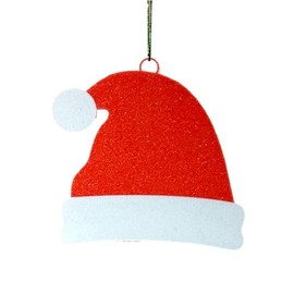 SOETTA Santa Hat Door or Wall Hanger - Made in USA - Indoor or Outdoor, with Hanging Wire