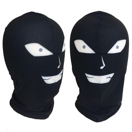 Archnote Criminal Mask, Cosplay, Funny Mask, Funny Mask, Funny, Fancy Dress, Set of 2