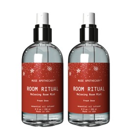 Muse Apothecary Room Ritual - Room Spray, Aromatic and Relaxing Room Mist, Air Freshener Spray, Infused with Natural Aromatherapy Essential Oils - 8 oz, Fresh Snow, 2 Pack