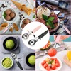 2pcs Ice Cream Scoop, Ice Cream Scoop with Trigger, Cookie
