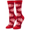 Cool Socks - Dr Pepper Retro Logo Crew Socks, Medium