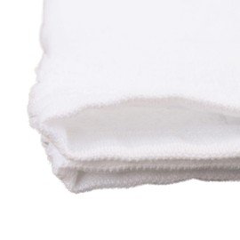 Go West 100% Super Soft Combed Cotton Face Towels 2 Pack – 500 GSM, Highly Absorbent & Durable – Gentle on Skin & Quick-Drying, (White)