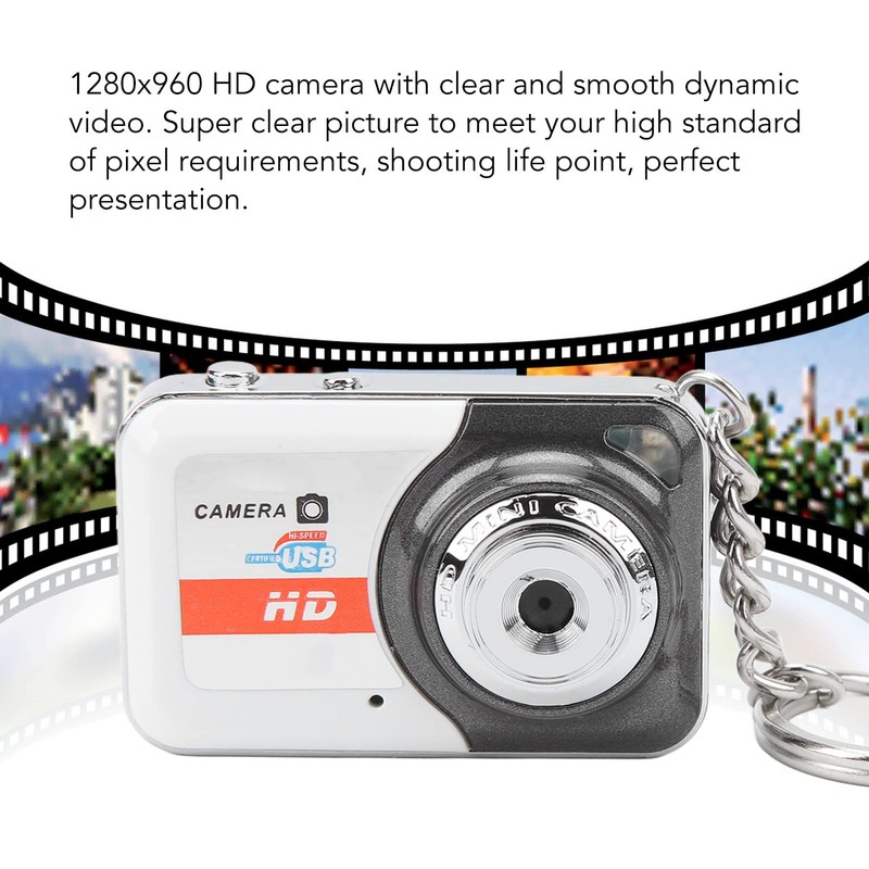 Tiny Camera, Thumb Keychain Camera, DV DVR Camera Camcorder, Support